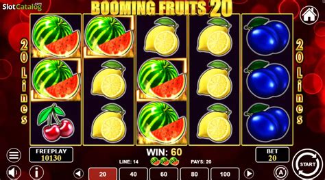 Booming Fruits 20 Slot Grátis